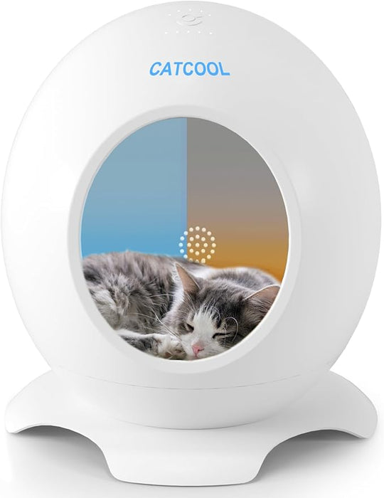Heated Cat Bed, Cooling Cat Cave for Indoor Cats
