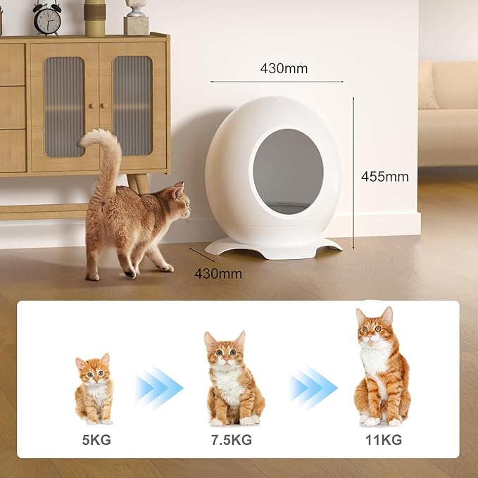Heated Cat Bed, Cooling Cat Cave for Indoor Cats